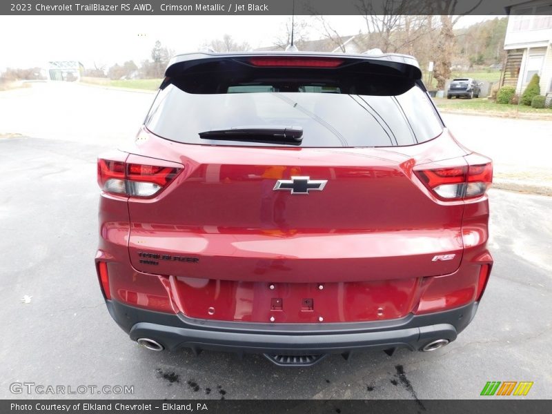 Crimson Metallic / Jet Black 2023 Chevrolet TrailBlazer RS AWD
