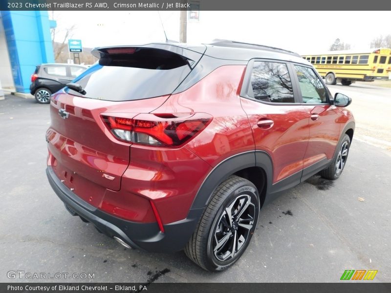 Crimson Metallic / Jet Black 2023 Chevrolet TrailBlazer RS AWD