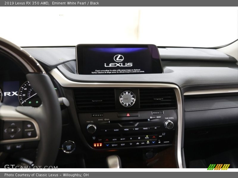 Eminent White Pearl / Black 2019 Lexus RX 350 AWD