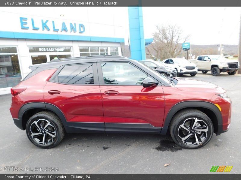 Crimson Metallic / Jet Black 2023 Chevrolet TrailBlazer RS AWD