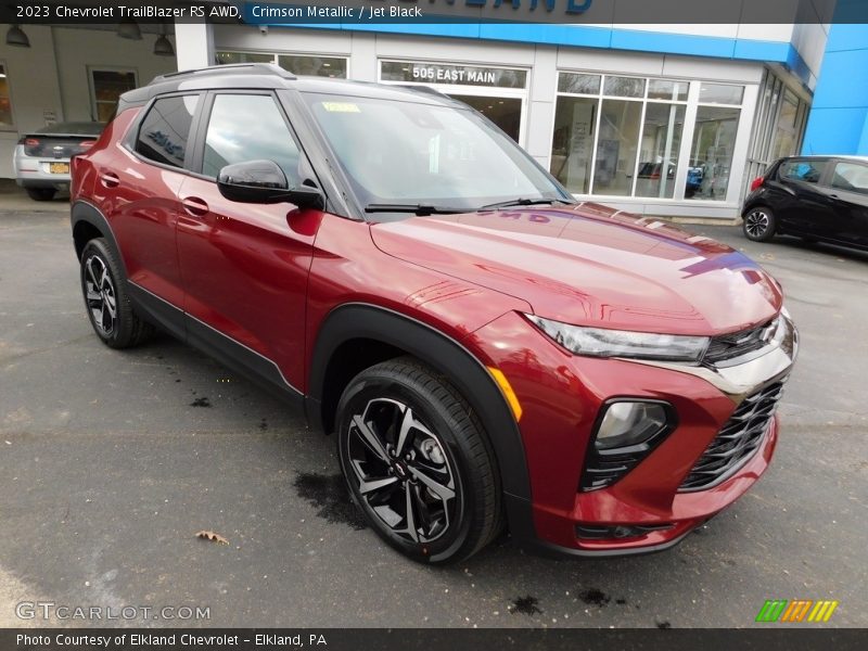 Crimson Metallic / Jet Black 2023 Chevrolet TrailBlazer RS AWD