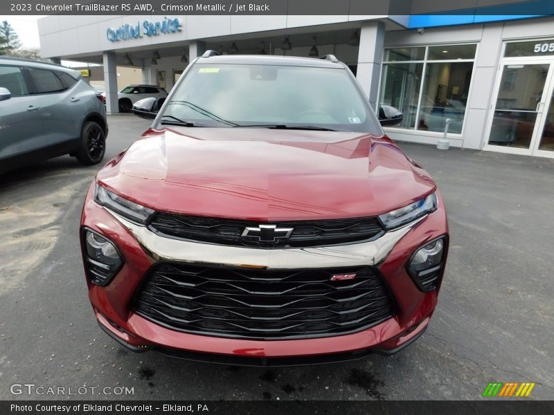 Crimson Metallic / Jet Black 2023 Chevrolet TrailBlazer RS AWD