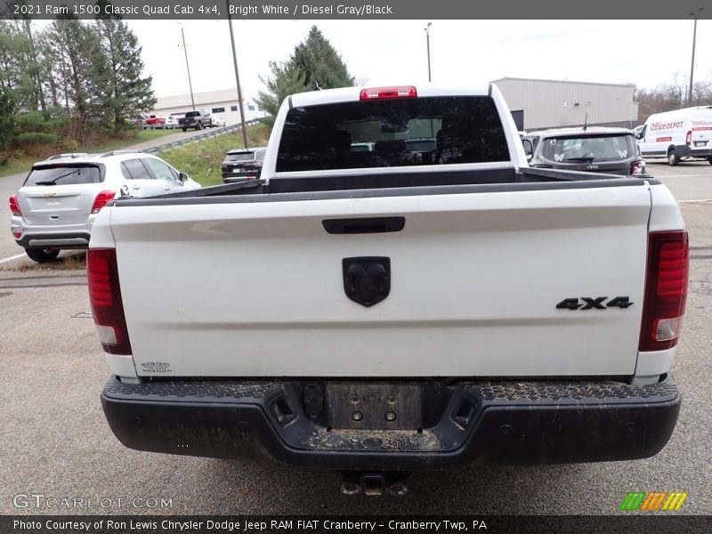 Bright White / Diesel Gray/Black 2021 Ram 1500 Classic Quad Cab 4x4