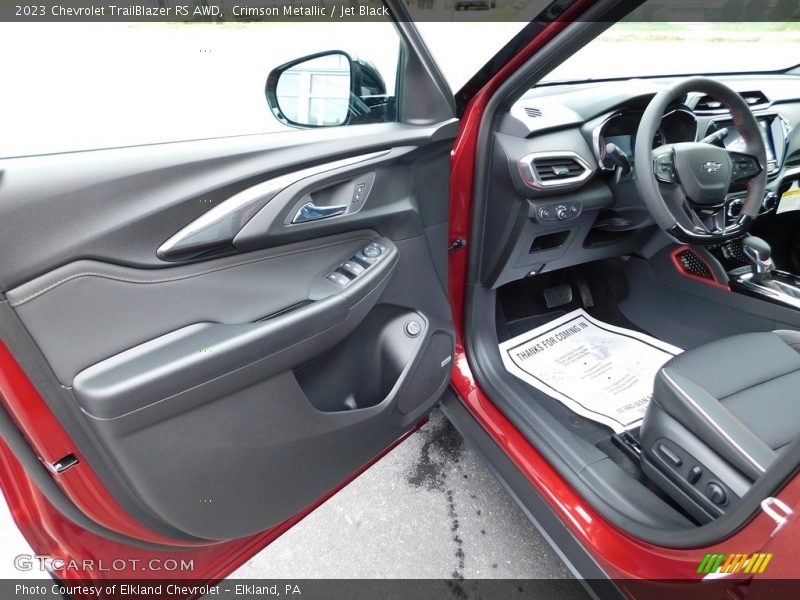 Crimson Metallic / Jet Black 2023 Chevrolet TrailBlazer RS AWD