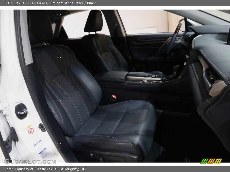 Eminent White Pearl / Black 2019 Lexus RX 350 AWD