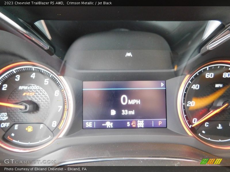 Crimson Metallic / Jet Black 2023 Chevrolet TrailBlazer RS AWD