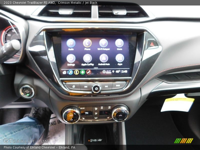 Crimson Metallic / Jet Black 2023 Chevrolet TrailBlazer RS AWD
