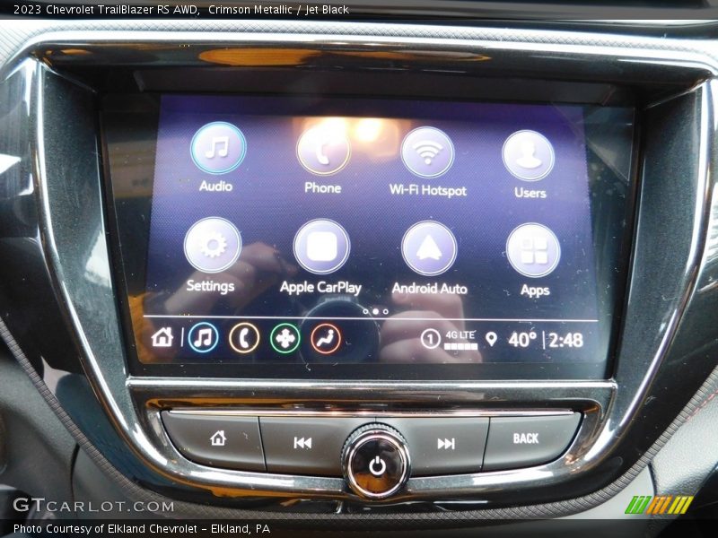 Crimson Metallic / Jet Black 2023 Chevrolet TrailBlazer RS AWD