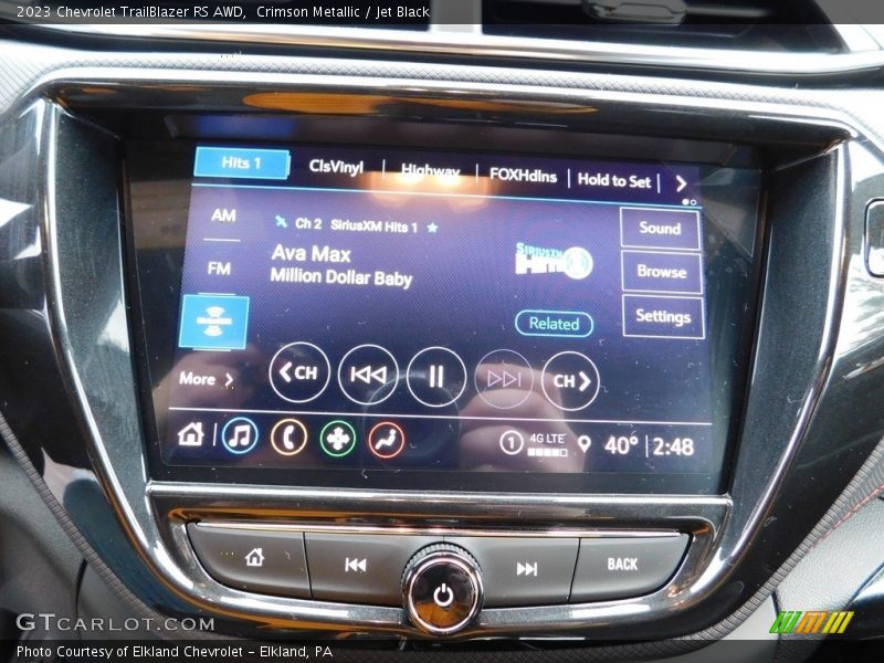 Controls of 2023 TrailBlazer RS AWD