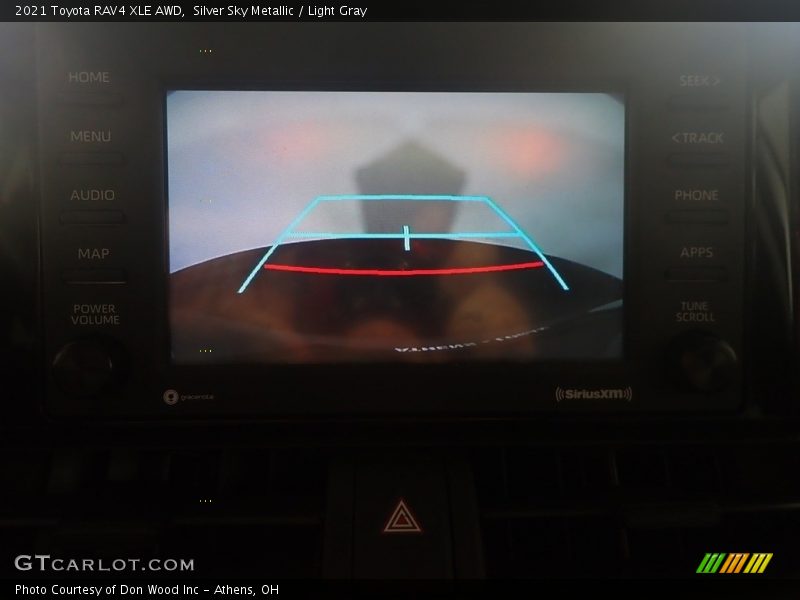 Silver Sky Metallic / Light Gray 2021 Toyota RAV4 XLE AWD