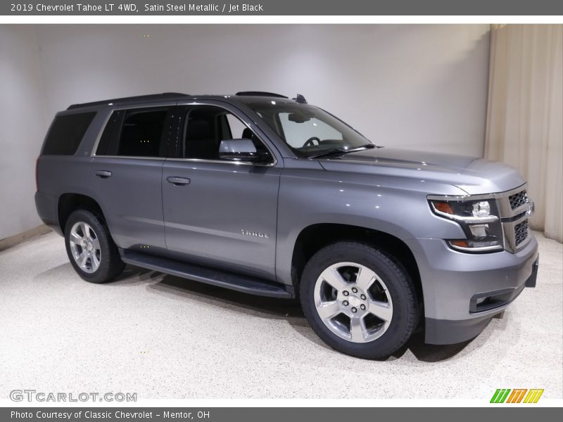 Satin Steel Metallic / Jet Black 2019 Chevrolet Tahoe LT 4WD
