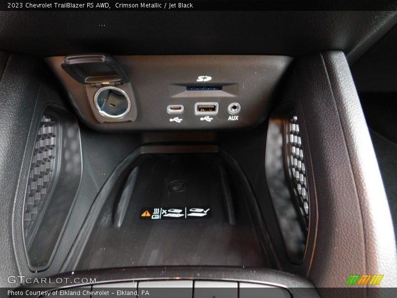 Crimson Metallic / Jet Black 2023 Chevrolet TrailBlazer RS AWD