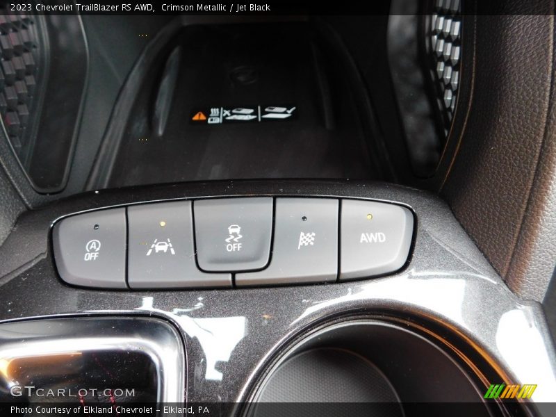 Crimson Metallic / Jet Black 2023 Chevrolet TrailBlazer RS AWD