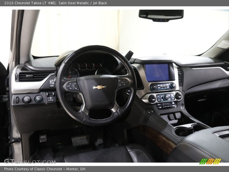 Satin Steel Metallic / Jet Black 2019 Chevrolet Tahoe LT 4WD