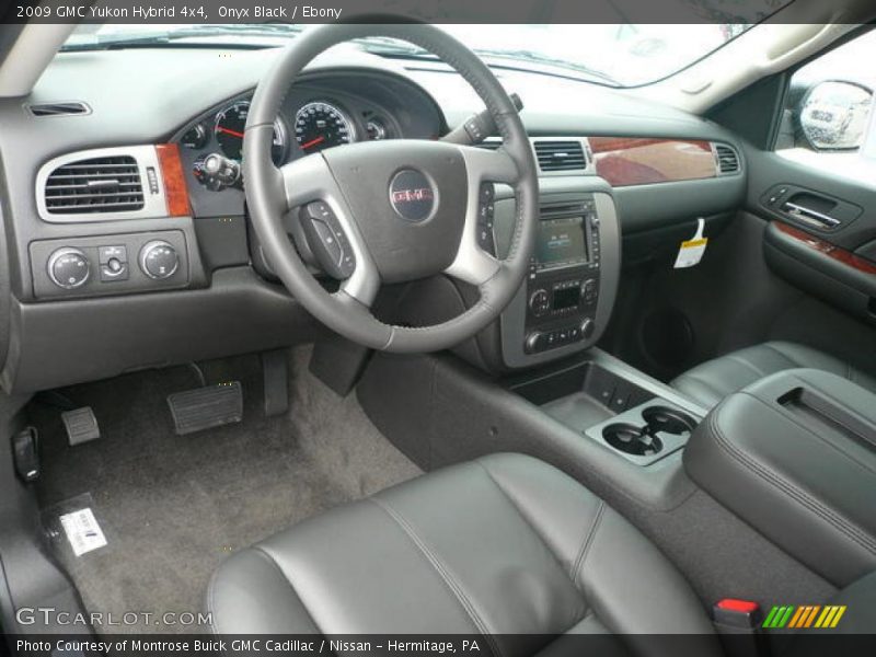 Onyx Black / Ebony 2009 GMC Yukon Hybrid 4x4