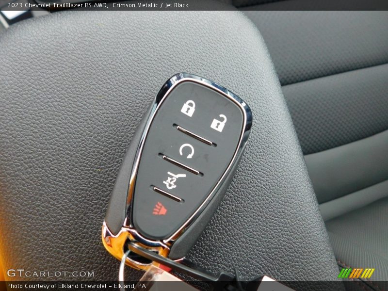 Keys of 2023 TrailBlazer RS AWD