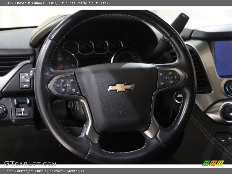 Satin Steel Metallic / Jet Black 2019 Chevrolet Tahoe LT 4WD