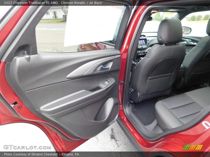 Rear Seat of 2023 TrailBlazer RS AWD