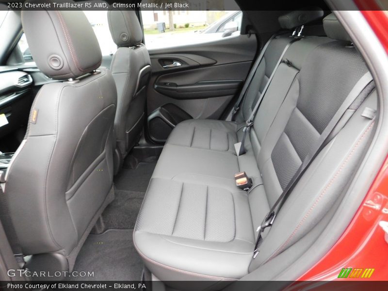 Rear Seat of 2023 TrailBlazer RS AWD
