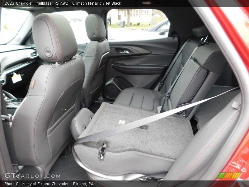 Rear Seat of 2023 TrailBlazer RS AWD