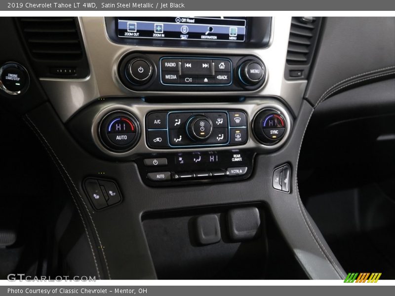 Satin Steel Metallic / Jet Black 2019 Chevrolet Tahoe LT 4WD