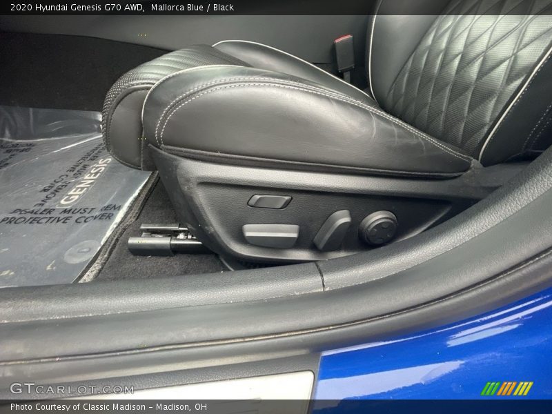 Front Seat of 2020 Genesis G70 AWD