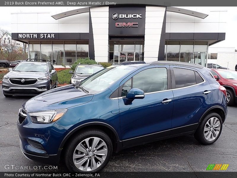 Deep Azure Metallic / Ebony 2019 Buick Encore Preferred AWD