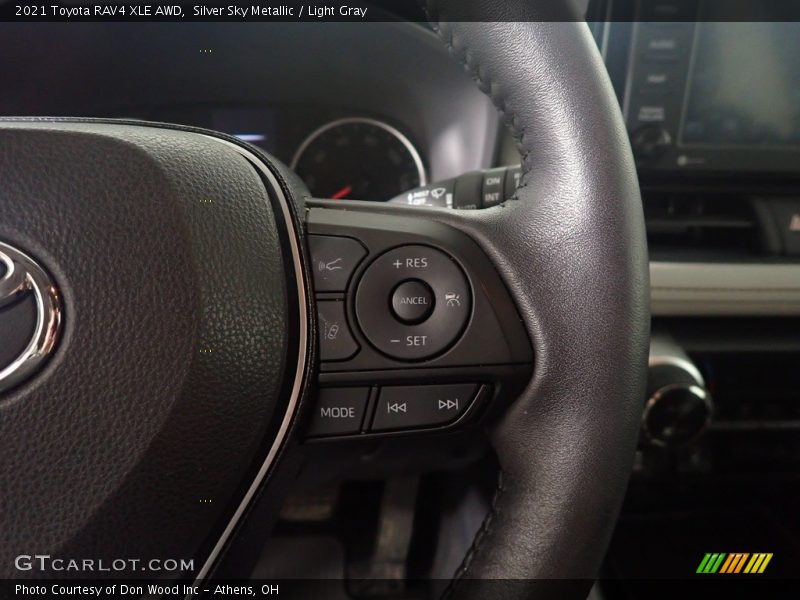 Silver Sky Metallic / Light Gray 2021 Toyota RAV4 XLE AWD