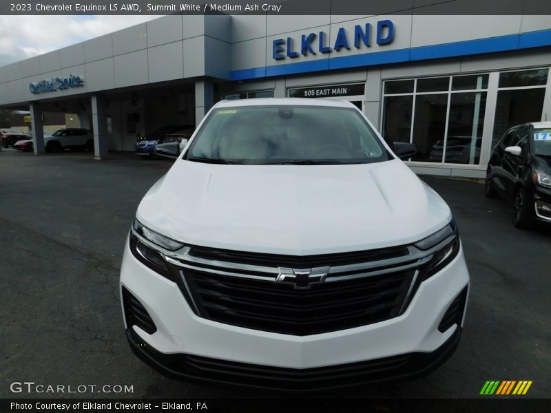 Summit White / Medium Ash Gray 2023 Chevrolet Equinox LS AWD