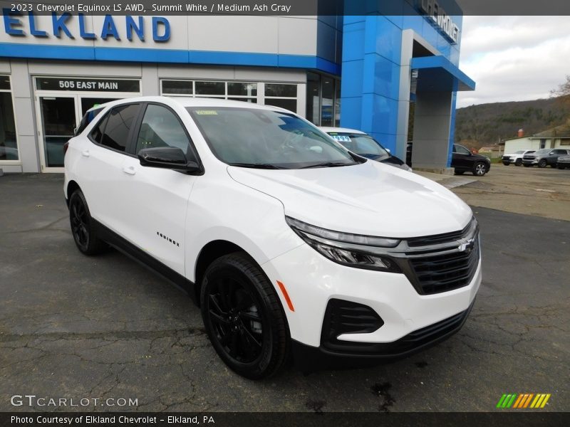 Summit White / Medium Ash Gray 2023 Chevrolet Equinox LS AWD