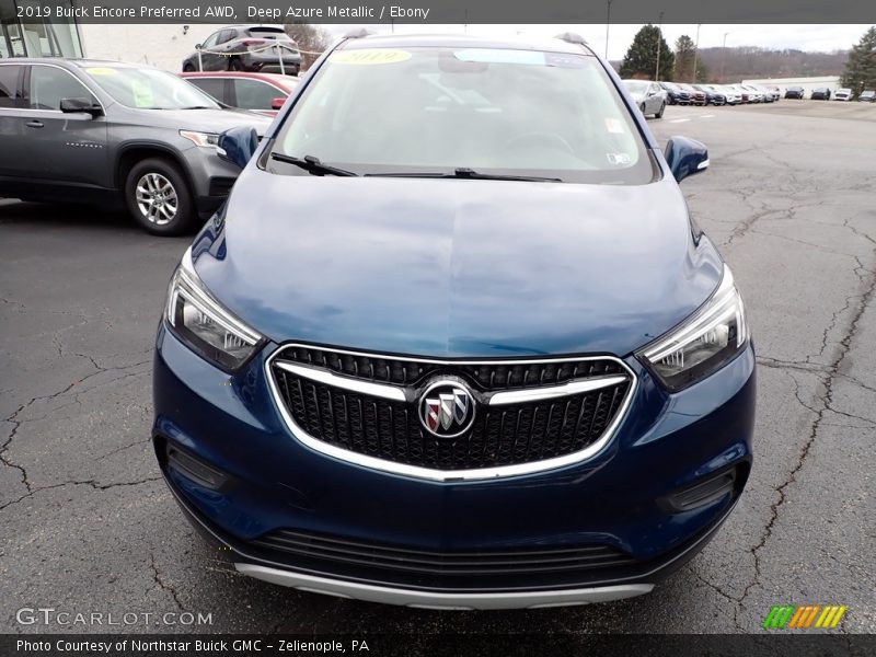 Deep Azure Metallic / Ebony 2019 Buick Encore Preferred AWD