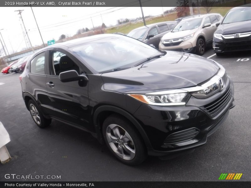 Crystal Black Pearl / Black 2019 Honda HR-V LX AWD