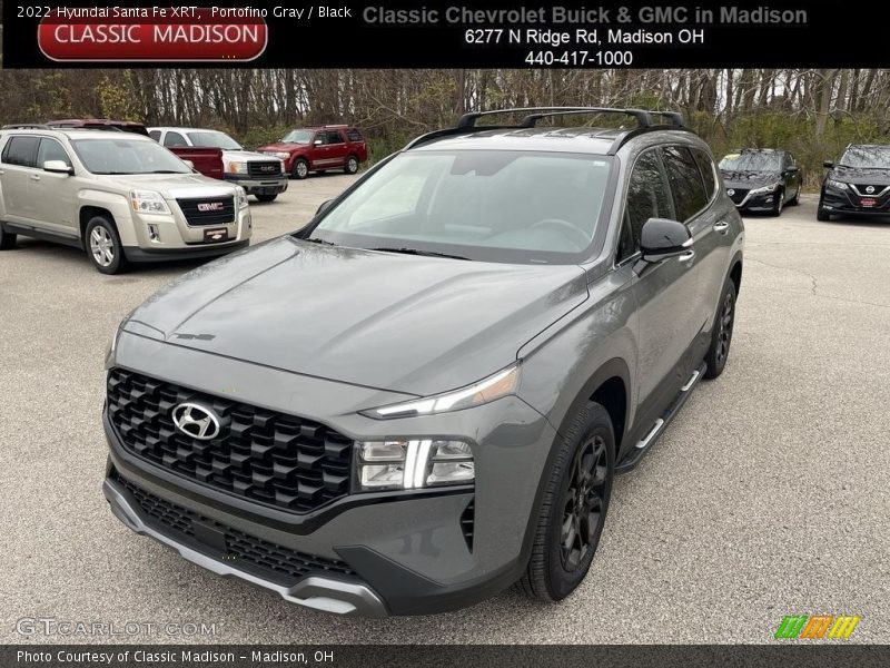 Portofino Gray / Black 2022 Hyundai Santa Fe XRT