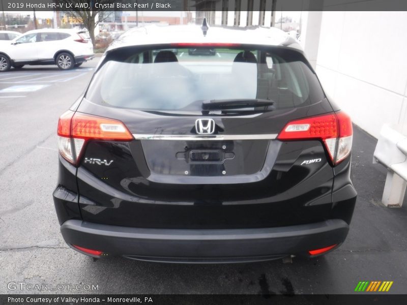 Crystal Black Pearl / Black 2019 Honda HR-V LX AWD