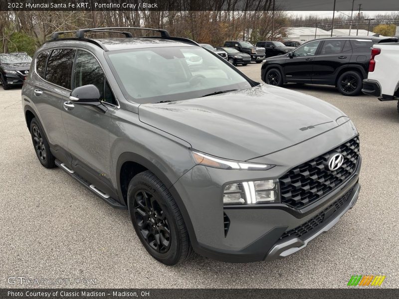 Portofino Gray / Black 2022 Hyundai Santa Fe XRT
