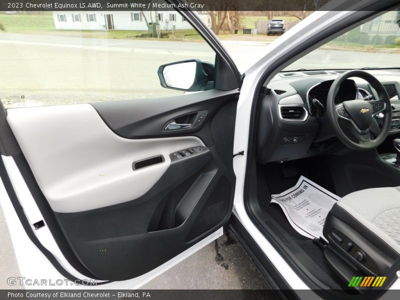Summit White / Medium Ash Gray 2023 Chevrolet Equinox LS AWD