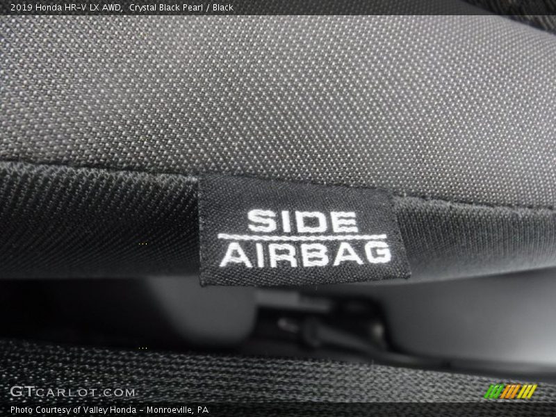 Crystal Black Pearl / Black 2019 Honda HR-V LX AWD