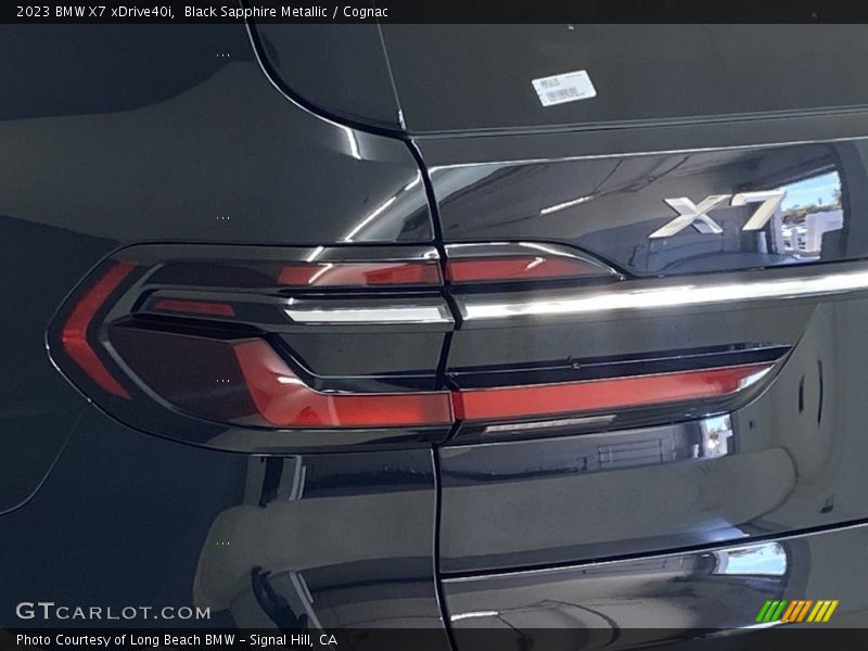 Black Sapphire Metallic / Cognac 2023 BMW X7 xDrive40i