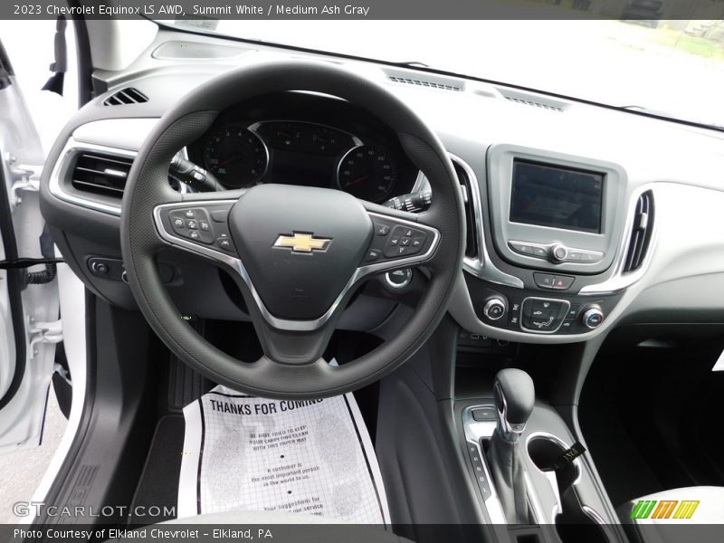 Summit White / Medium Ash Gray 2023 Chevrolet Equinox LS AWD