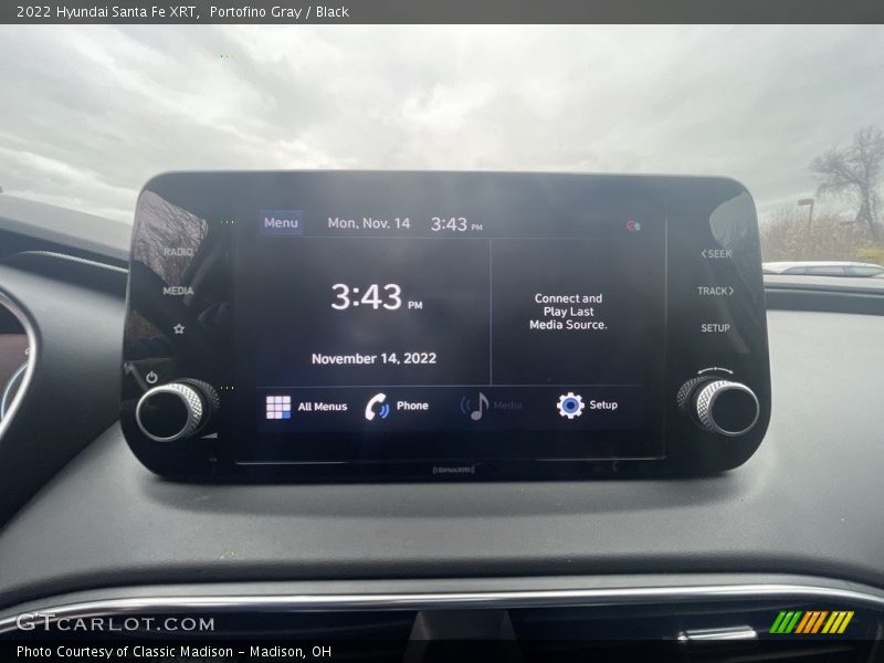 Portofino Gray / Black 2022 Hyundai Santa Fe XRT