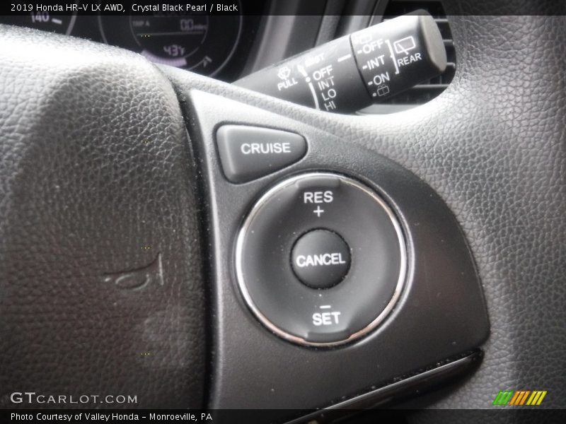 Crystal Black Pearl / Black 2019 Honda HR-V LX AWD