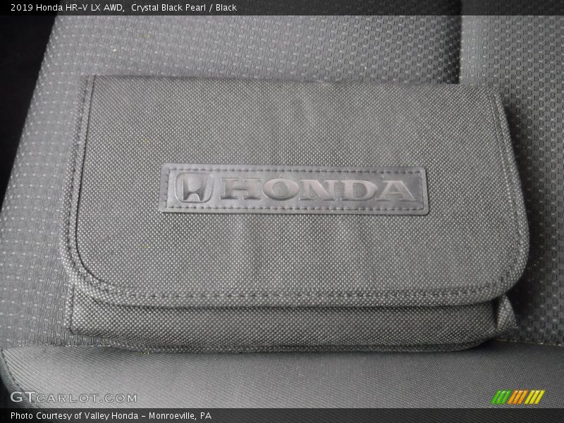 Crystal Black Pearl / Black 2019 Honda HR-V LX AWD