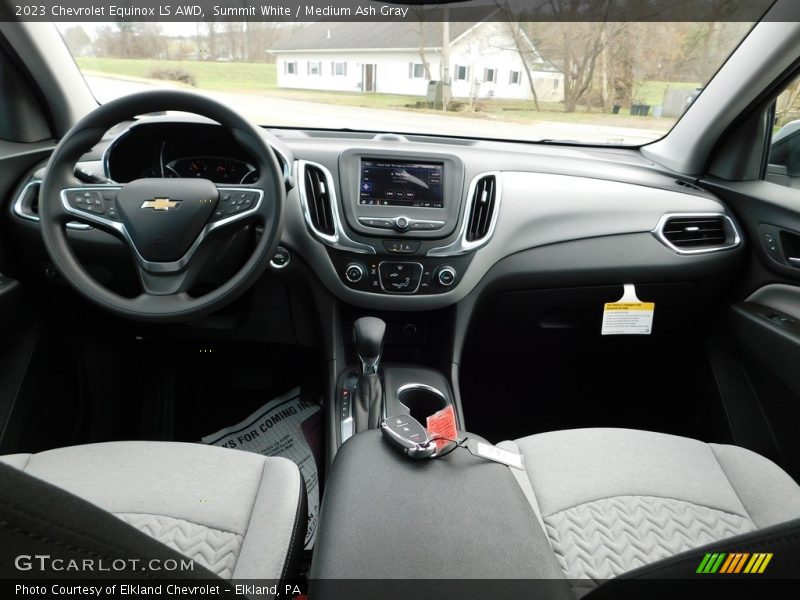 Summit White / Medium Ash Gray 2023 Chevrolet Equinox LS AWD