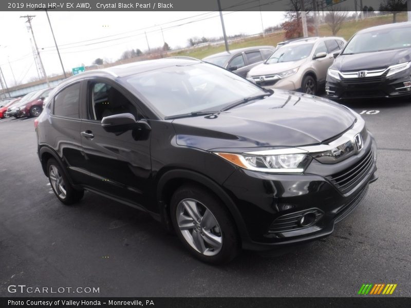 Crystal Black Pearl / Black 2019 Honda HR-V EX AWD