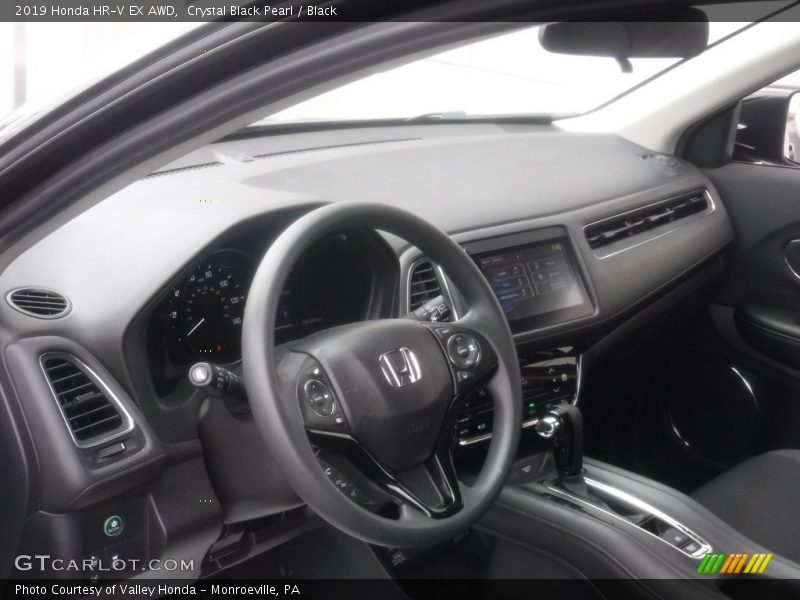 Crystal Black Pearl / Black 2019 Honda HR-V EX AWD