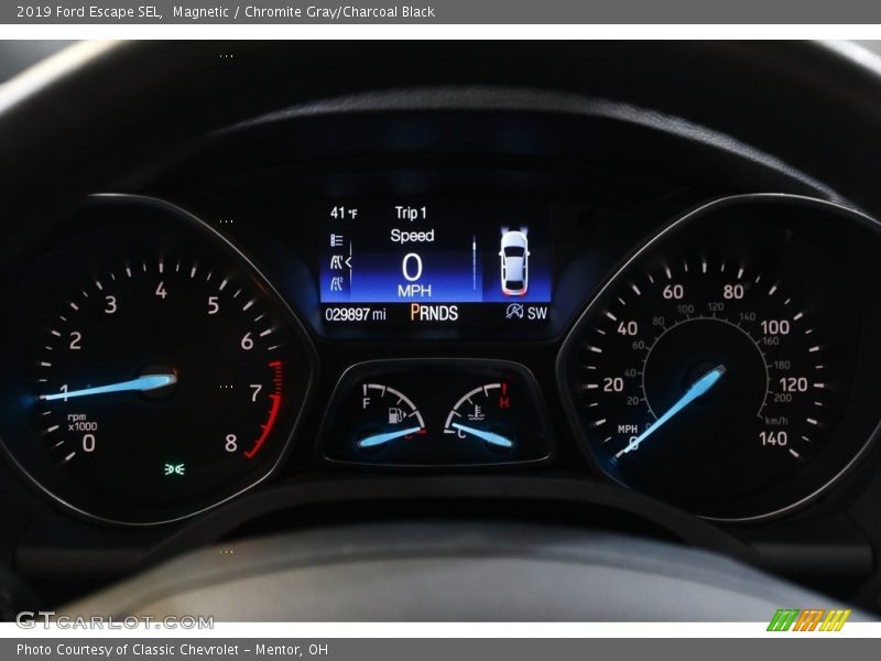 Magnetic / Chromite Gray/Charcoal Black 2019 Ford Escape SEL