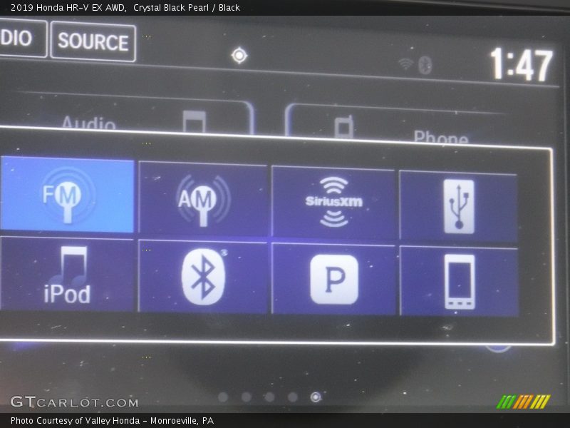 Crystal Black Pearl / Black 2019 Honda HR-V EX AWD