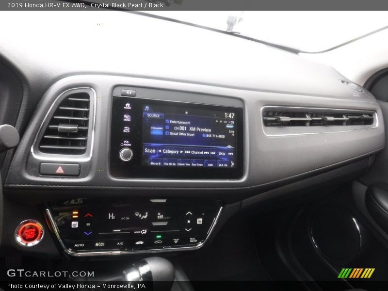 Crystal Black Pearl / Black 2019 Honda HR-V EX AWD