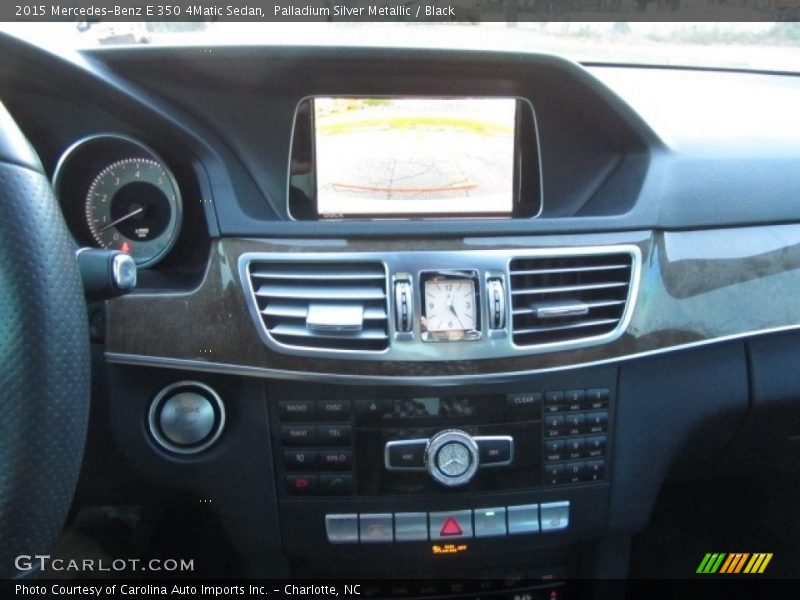 Palladium Silver Metallic / Black 2015 Mercedes-Benz E 350 4Matic Sedan