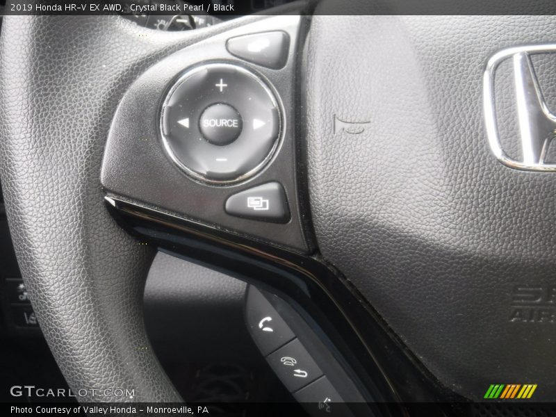 Crystal Black Pearl / Black 2019 Honda HR-V EX AWD